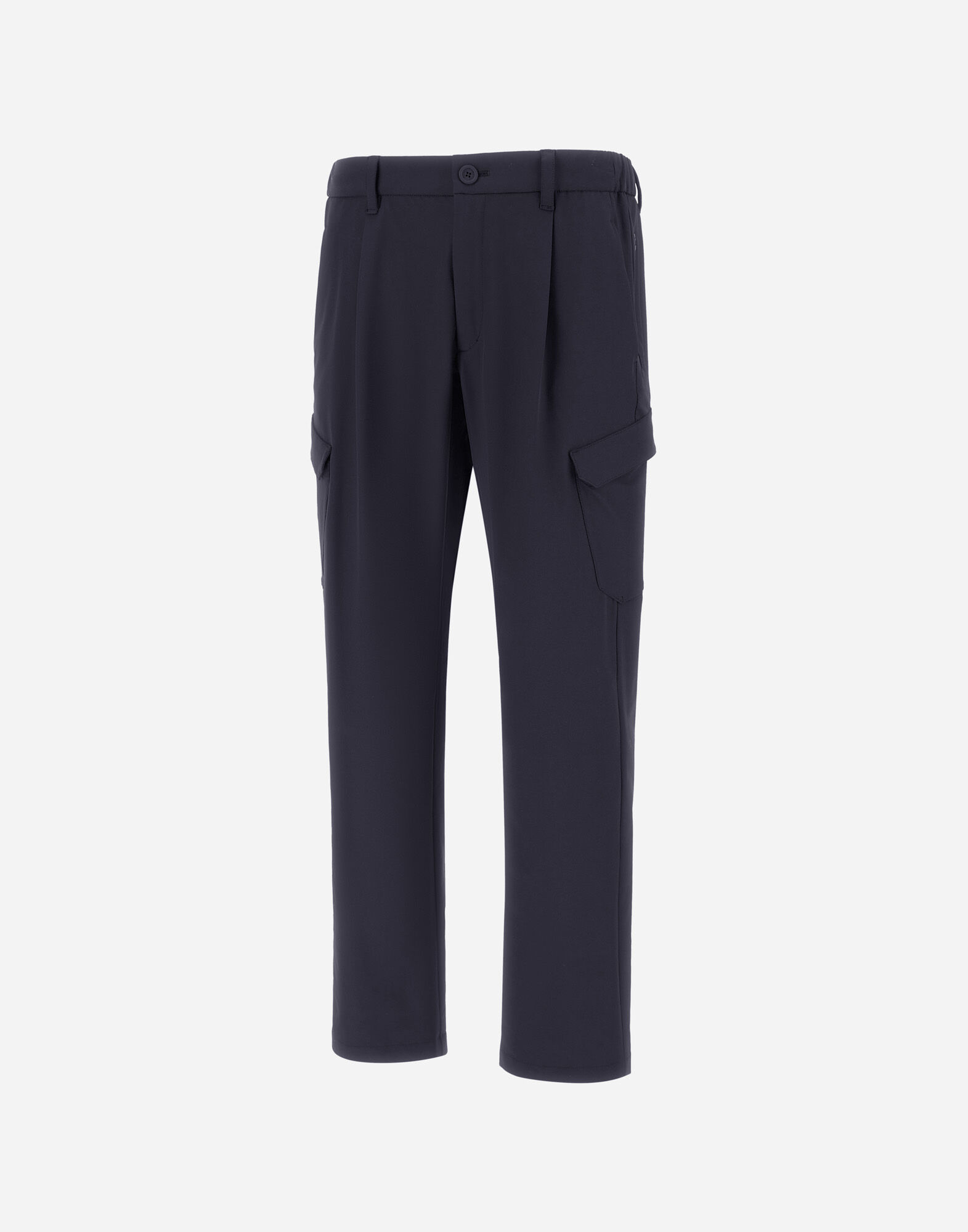 メンズ LIGHT COMFORT STRETCH WOVEN CARGO TROUSERS ブルー | Herno