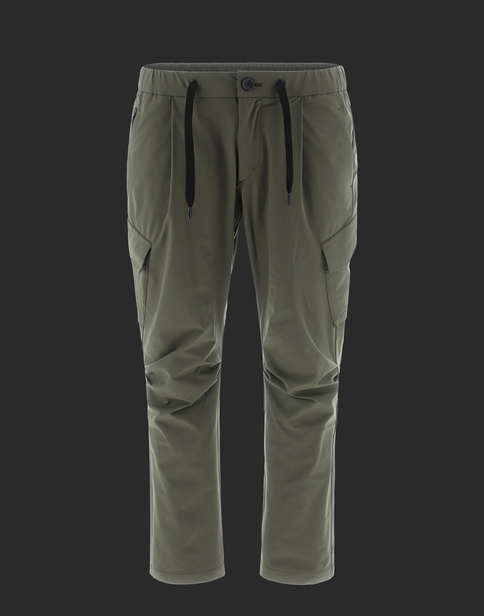 メンズ PANTALONE HERNO LAMINAR CON TASCHE グリーン | Herno® (ヘルノ)