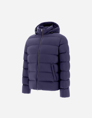 メンズ エコアージュ ボンバージャケット ニューブルー | Herno® (ヘルノ) 