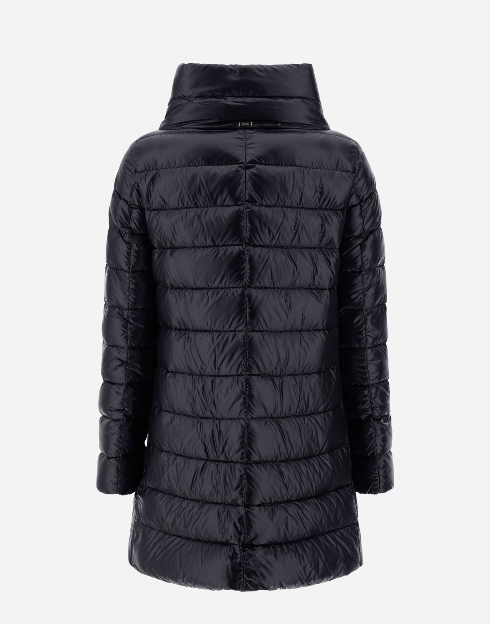 Herno black coat sales