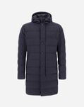Herno LONG JACKET IN 2-LAYER WINDSTOPPER Blue PI001239U128409201