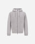 Herno RESORT CARDIGAN IN STOCKING-STITCHED CARDED WOOL Grey Pearl MC00020UR701459404