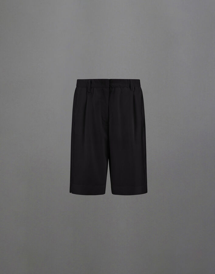 Herno LAMINAR SHORTS IN WOOL TOUCH Black PT00062DL128479300
