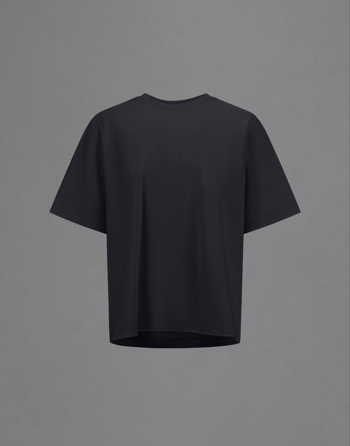 Herno LAMINAR T-SHIRT IN MERCERISED JERSEY Black JG00086UL520959300