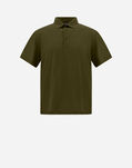 Herno POLO SHIRT IN CREPE JERSEY Light Military JPL00115U520057730