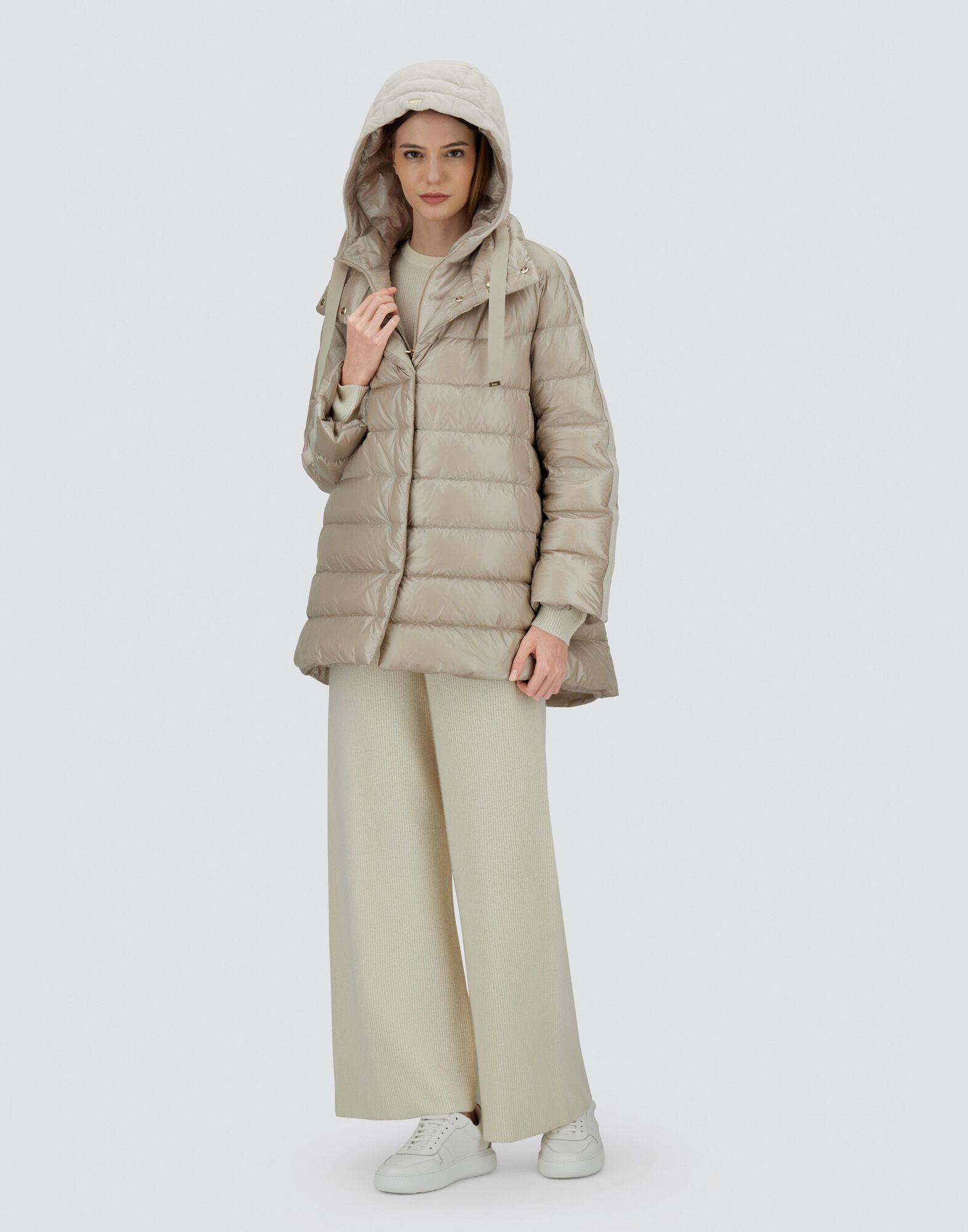 レディース NYLON ULTRALIGHT ＆ シルクカシミア Aラインジャケット シャンティイ | Herno® (ヘルノ)