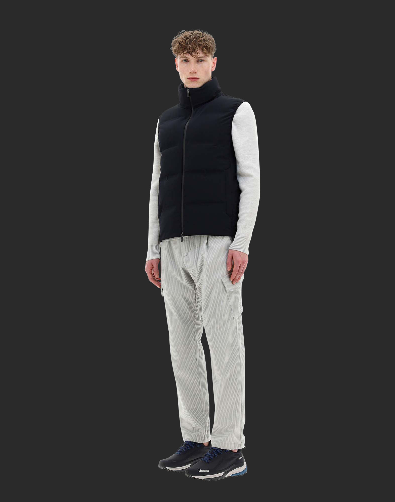 Herno men's down vest top