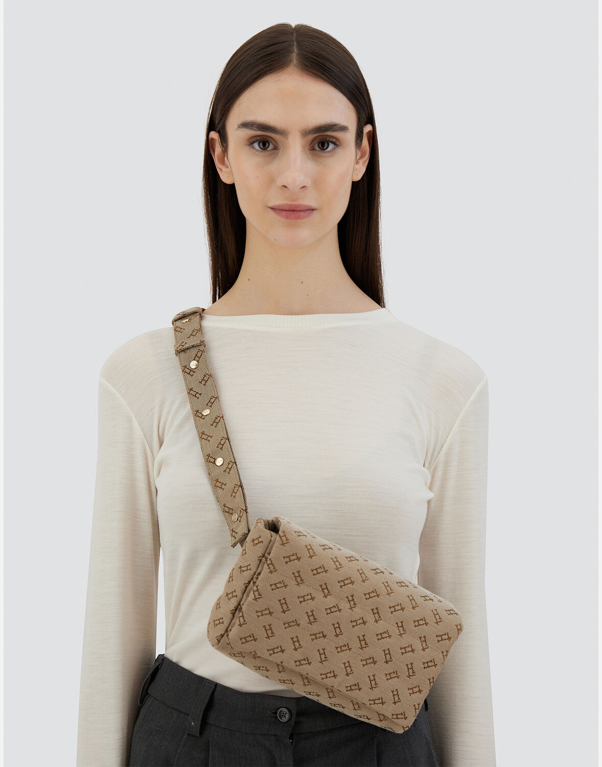 HERNO MONOGRAM BAG 