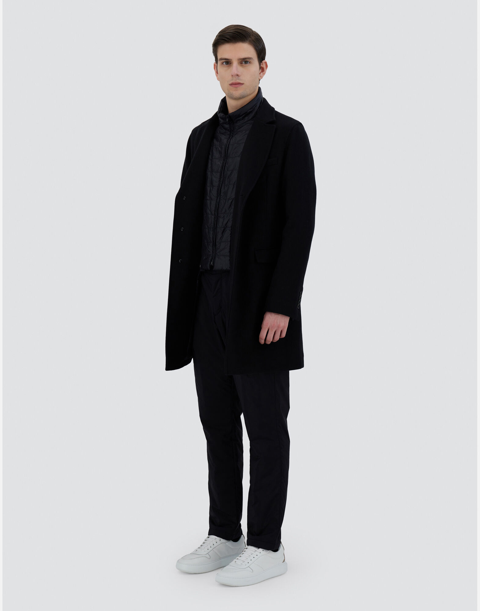 Herno black coat cheap