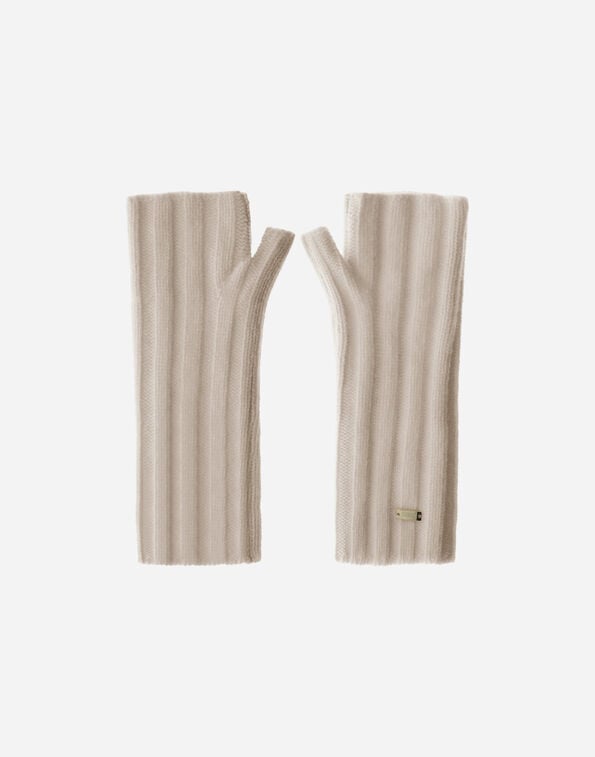 Herno CASHMERE GLOVES Ecru MANIC006D710541980