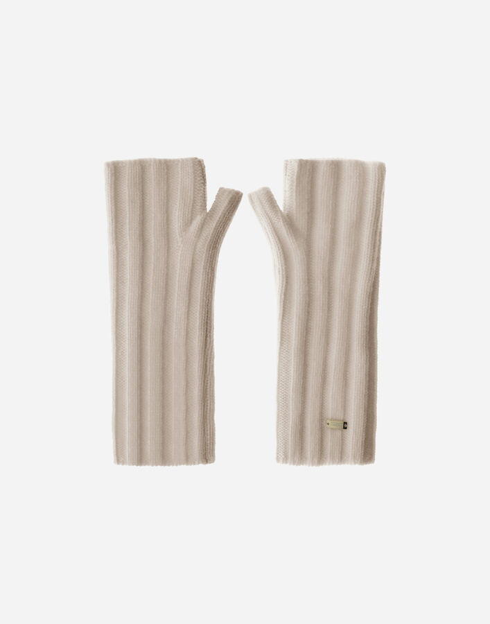 Herno CASHMERE GLOVES Ecru MANIC006D710541980