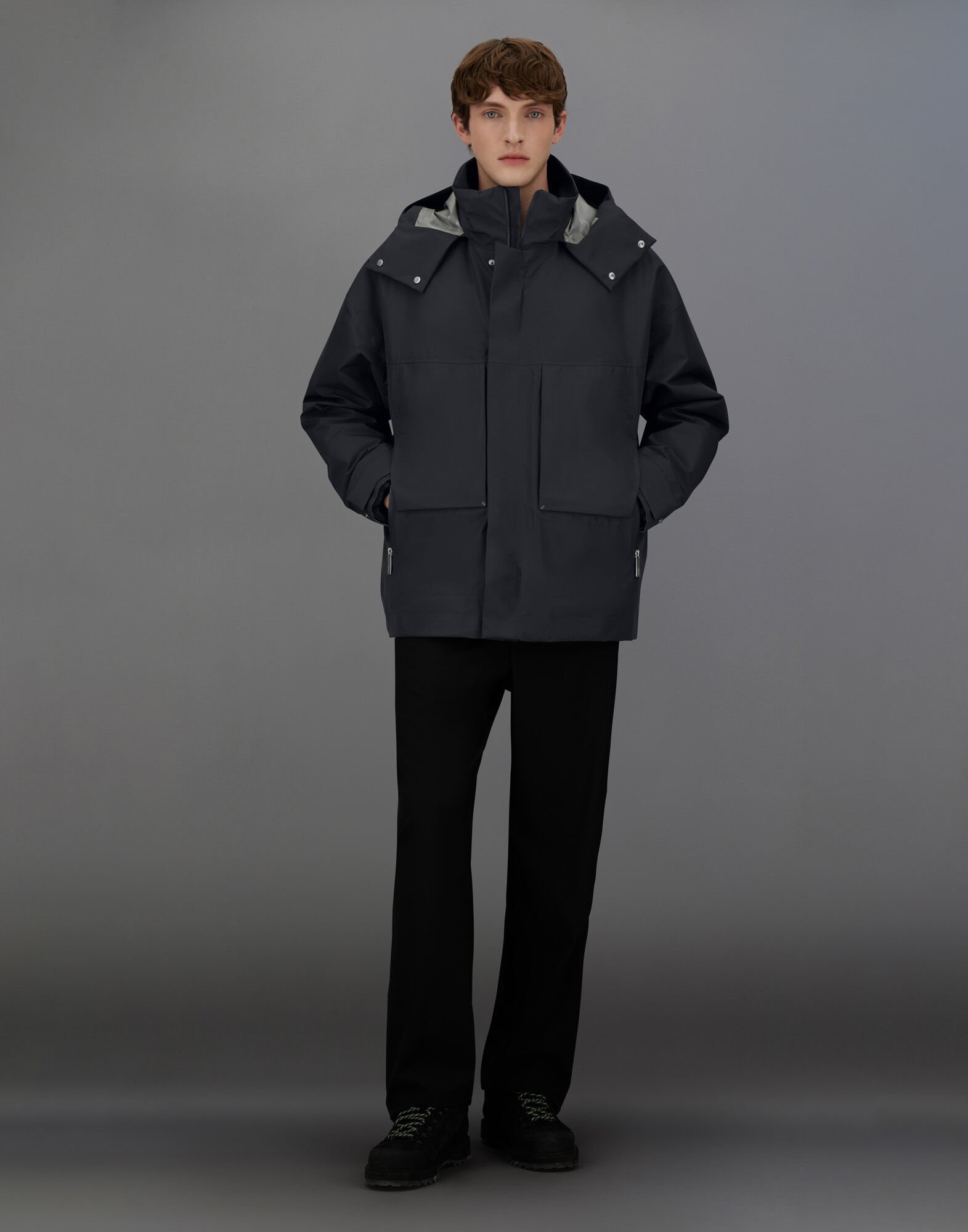 .t　新品同様HERNO Laminar GORETEX 純正ガーメント共 LAMINAR PARKA IN 3L GORE-TEX ブラック | Herno® (ヘルノ)