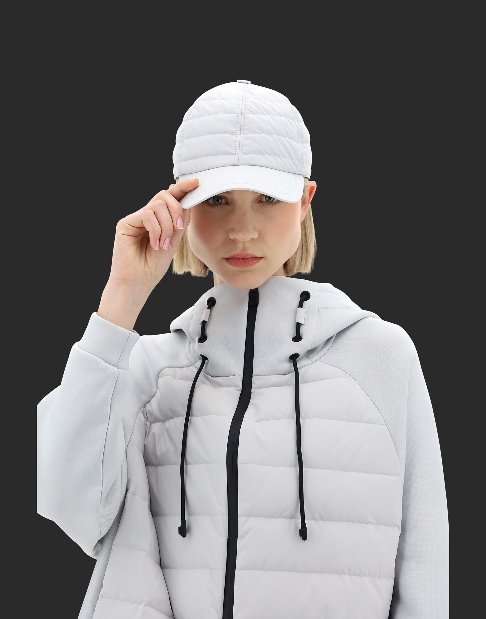 LAMINAR HAT IN GORE TEX INFINIUM WINDSTOPPER in Ice for Women Herno