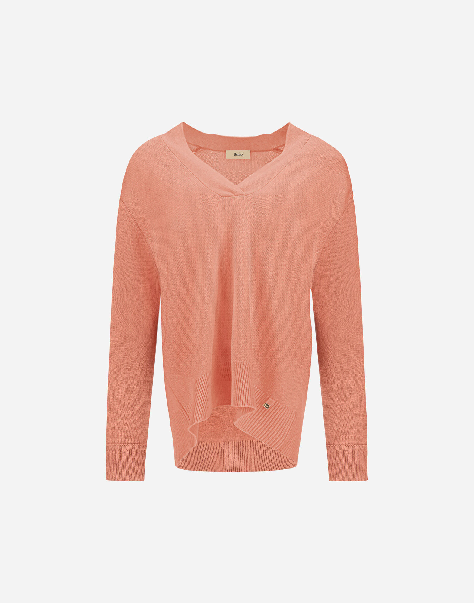レディース CASHMERE STOCKING-STITCH JUMPER ダークピンク | Herno