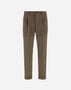 Herno TROUSERS IN HOUNDSTOOTH WOOL AND COTTON Blue/Military PT000151U334649277