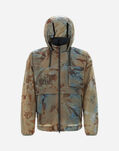 Herno SPORTSWEAR SPRAYED BOMBER JACKET Teal GI000343U124929020