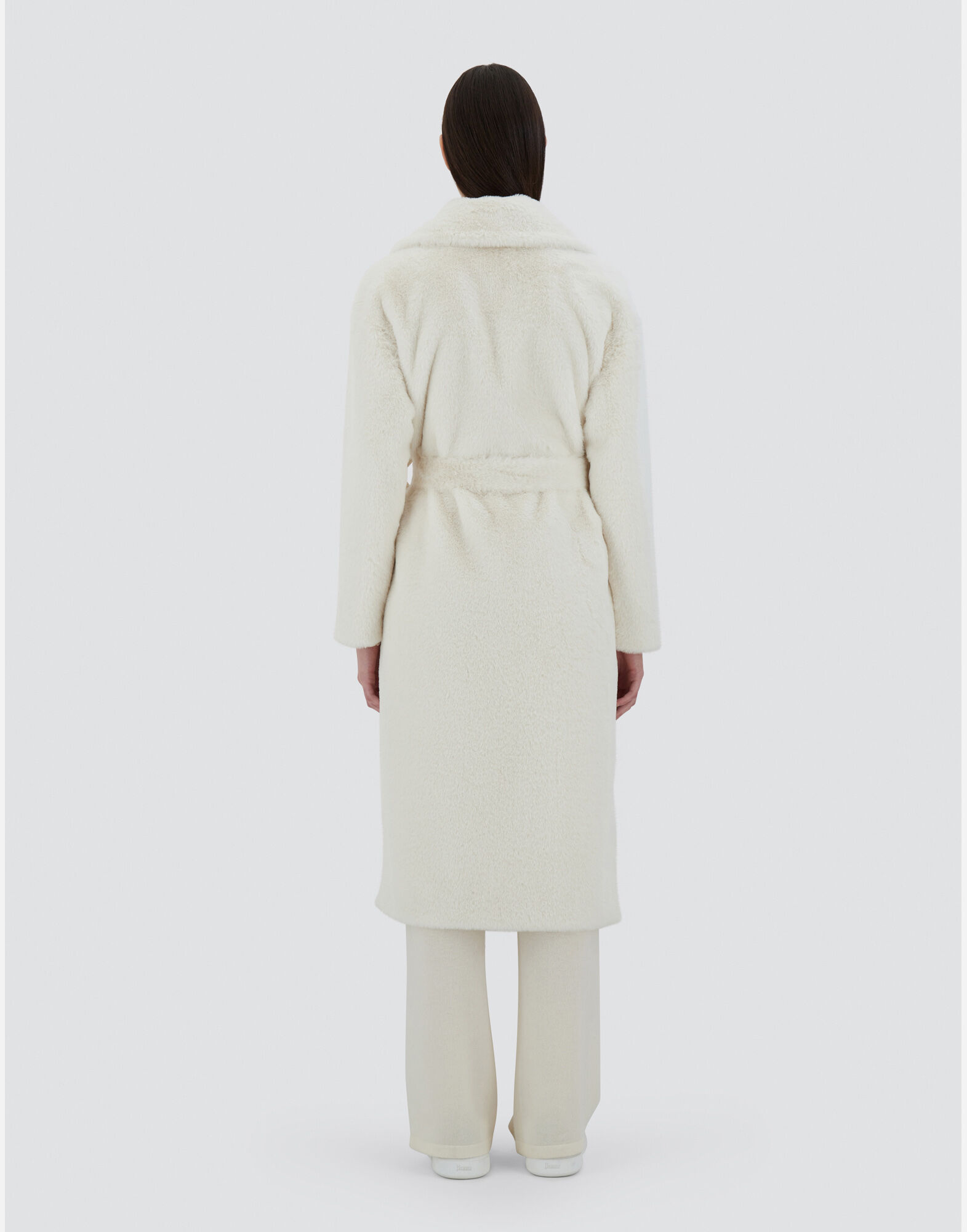 COAT IN SOFT FAUX FUR in White for Women | Herno®