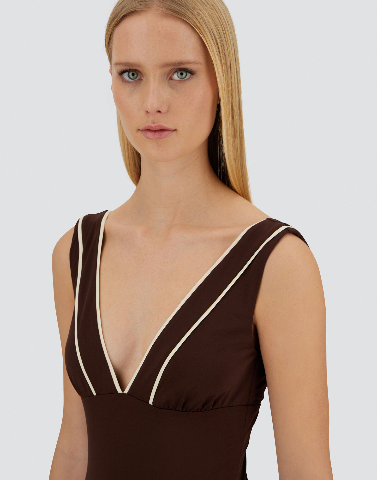 レディース リゾート コンフォート ライクラ スイムスーツ ダーク