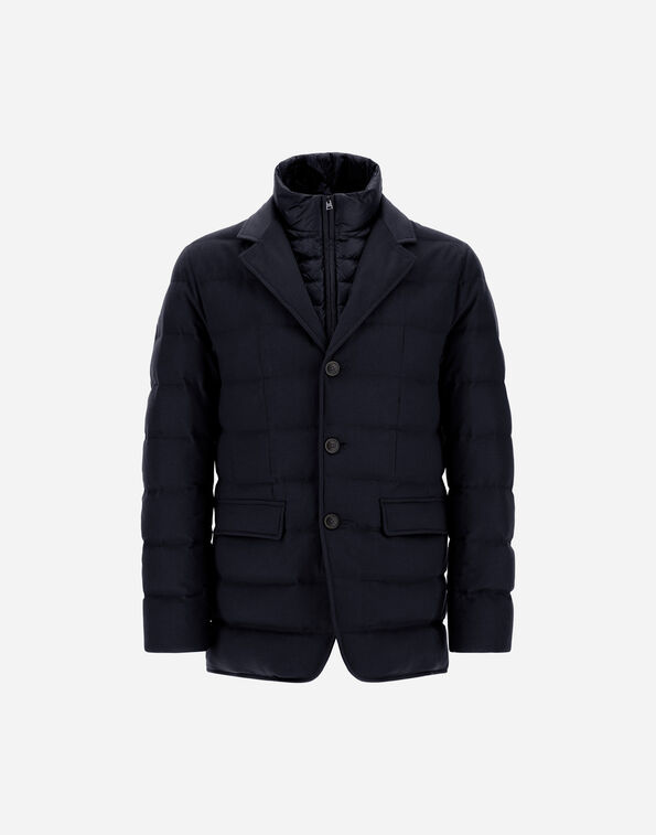 Herno BLAZER IN CASHMERE, SILK AND NYLON ULTRALIGHT Navy Blue PI001384U380879200
