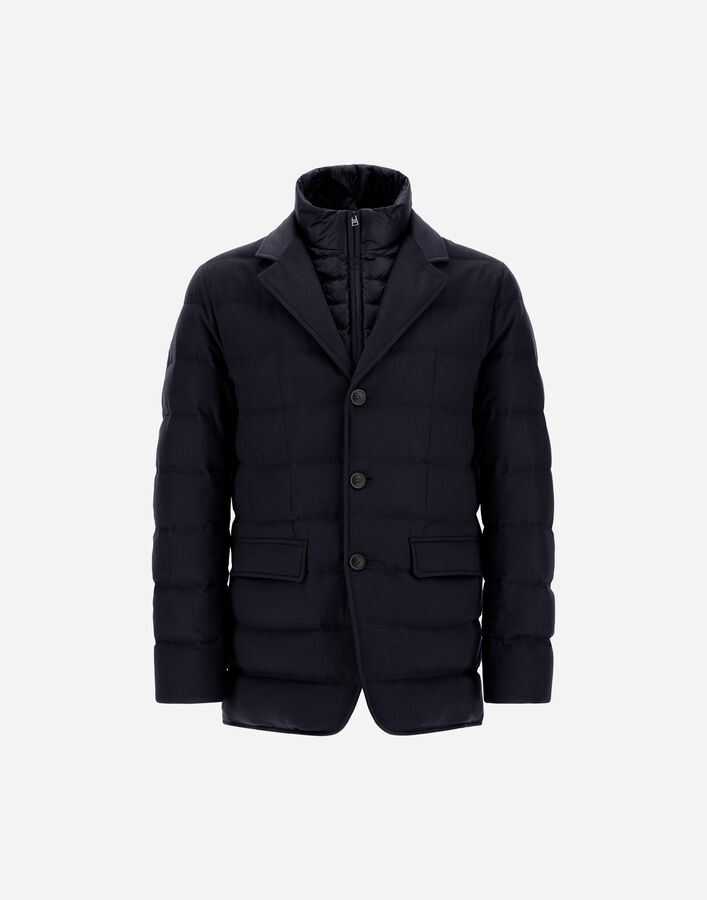 Herno BLAZER IN CASHMERE, SILK AND NYLON ULTRALIGHT Navy Blue PI001384U380879200