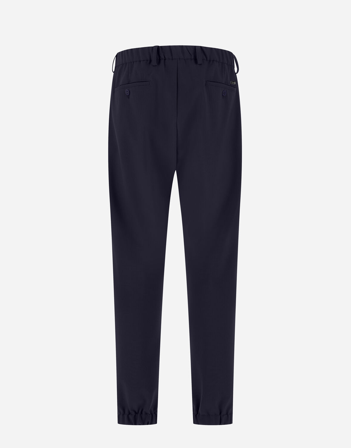 Herno Drawstring Jersey Trousers In Navy Blue