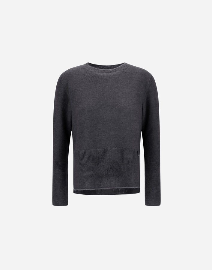 Herno SWEATER IN ALPACA WOOL G.7 Iron MG000187D703029487
