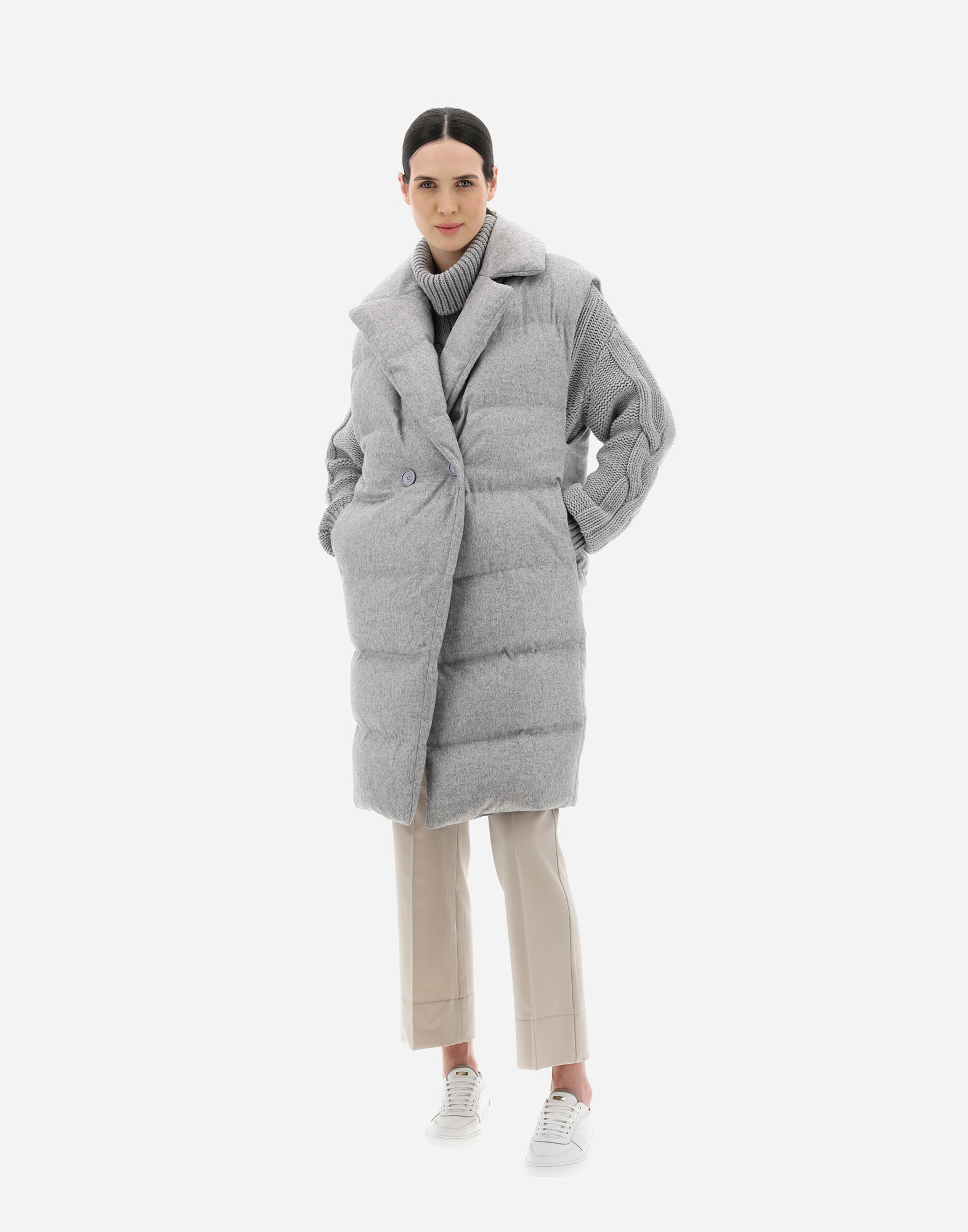 Herno grey coat hotsell
