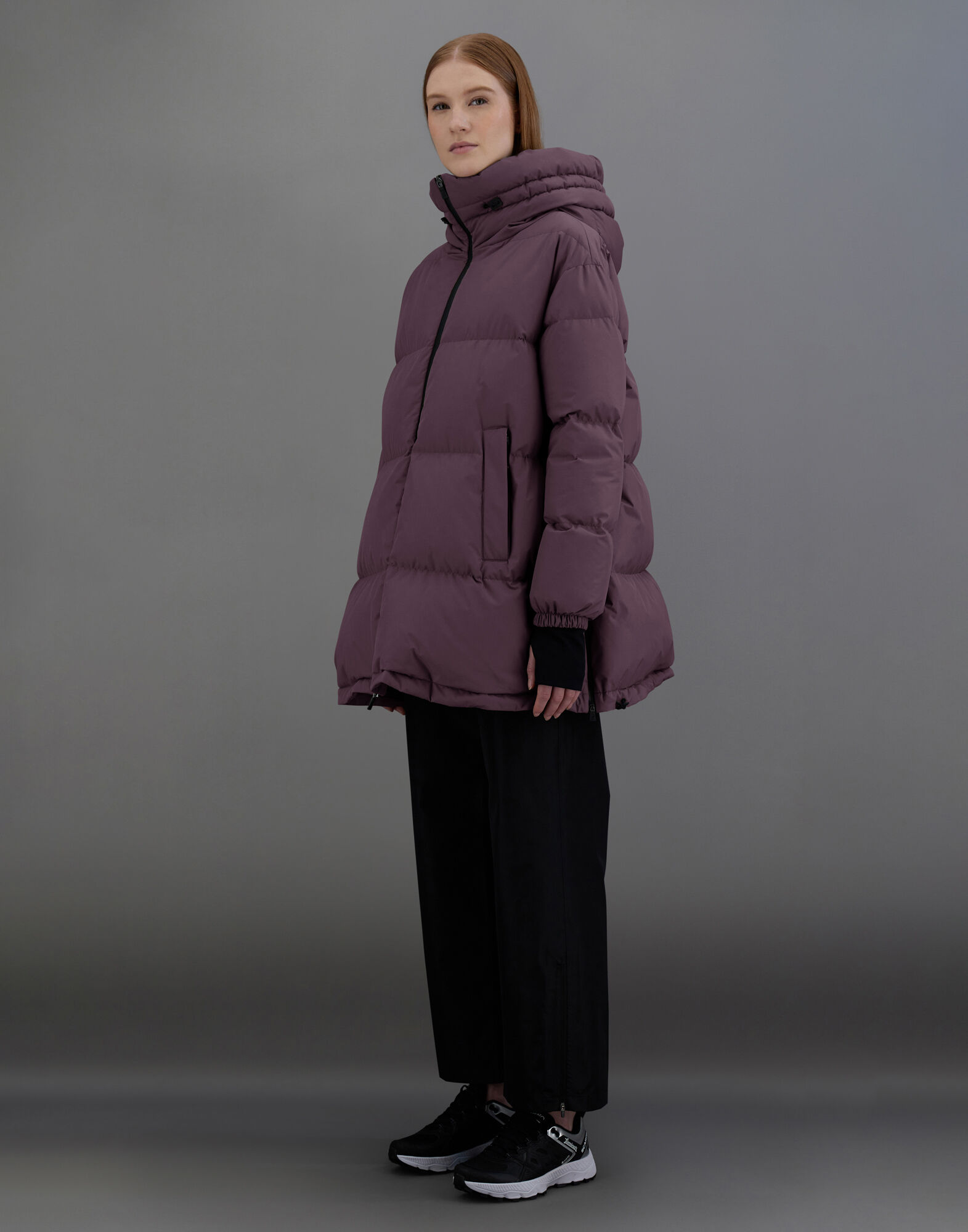 LAMINAR JACKET IN GORE-TEX INFINIUM WINDSTOPPER in Eggplant for Women |  Herno®