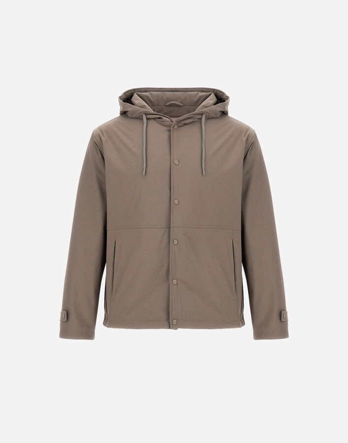 Herno RESORT JACKET IN NYLON COMFORT STRETCH Dark Taupe GI00088UR12742S2700