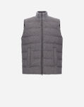 Herno VEST IN CASHMERE, SILK AND KNIT Grey PI001183U380879430