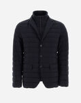 Herno BLAZER IN NUAGE WITH MONOGRAM DETAILING Navy Blue PI000991U192889200