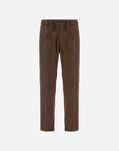 Herno TROUSERS IN HERRINGBONE WOOL FLANNEL Camel PT000152U33451R2157