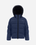 Herno BOMBER JACKET IN IGLOO AND NYLON ULTRALIGHT New Blue PI000149B125009202
