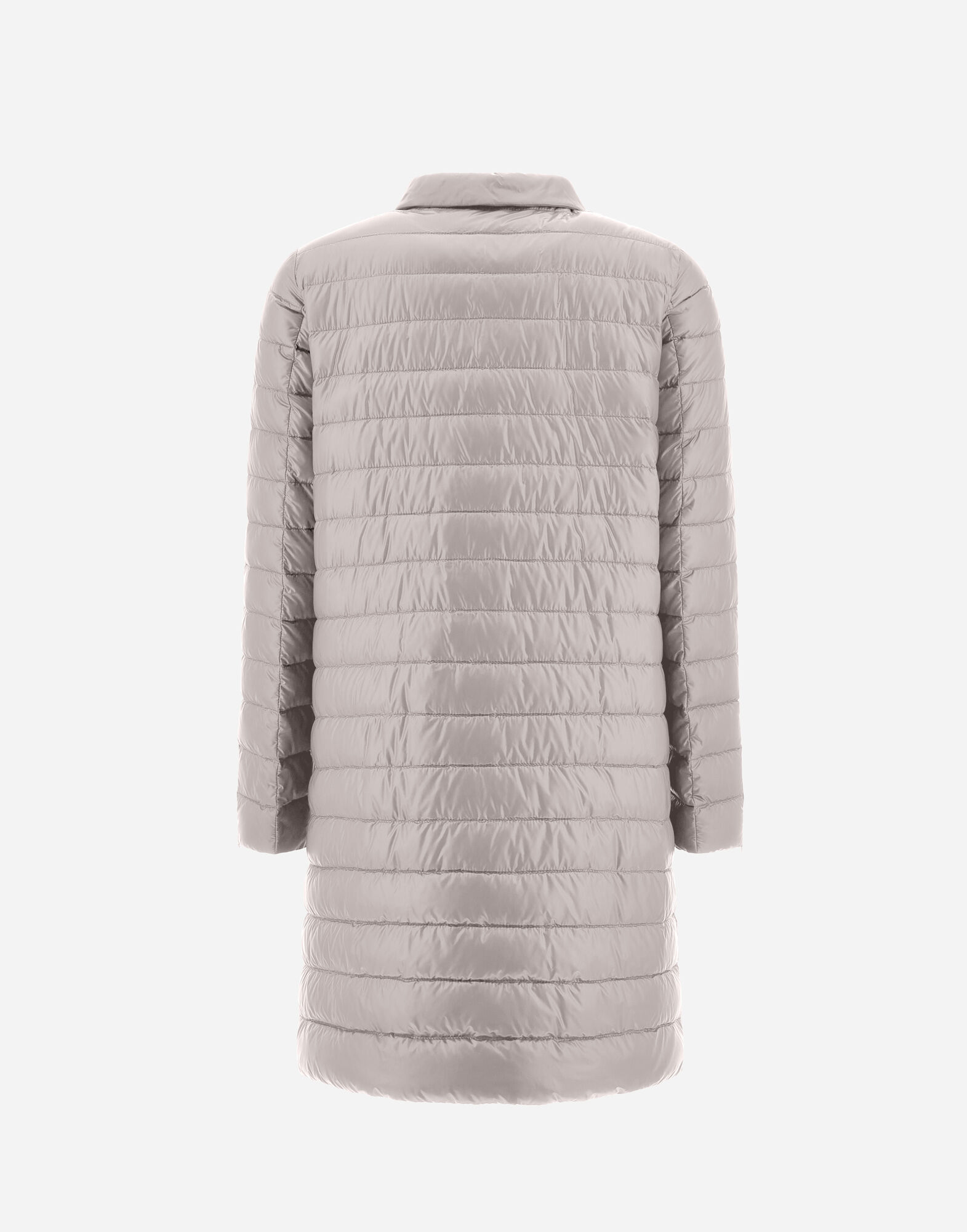 COAT IN NYLON ULTRALIGHT in Grey Pearl for Women Herno