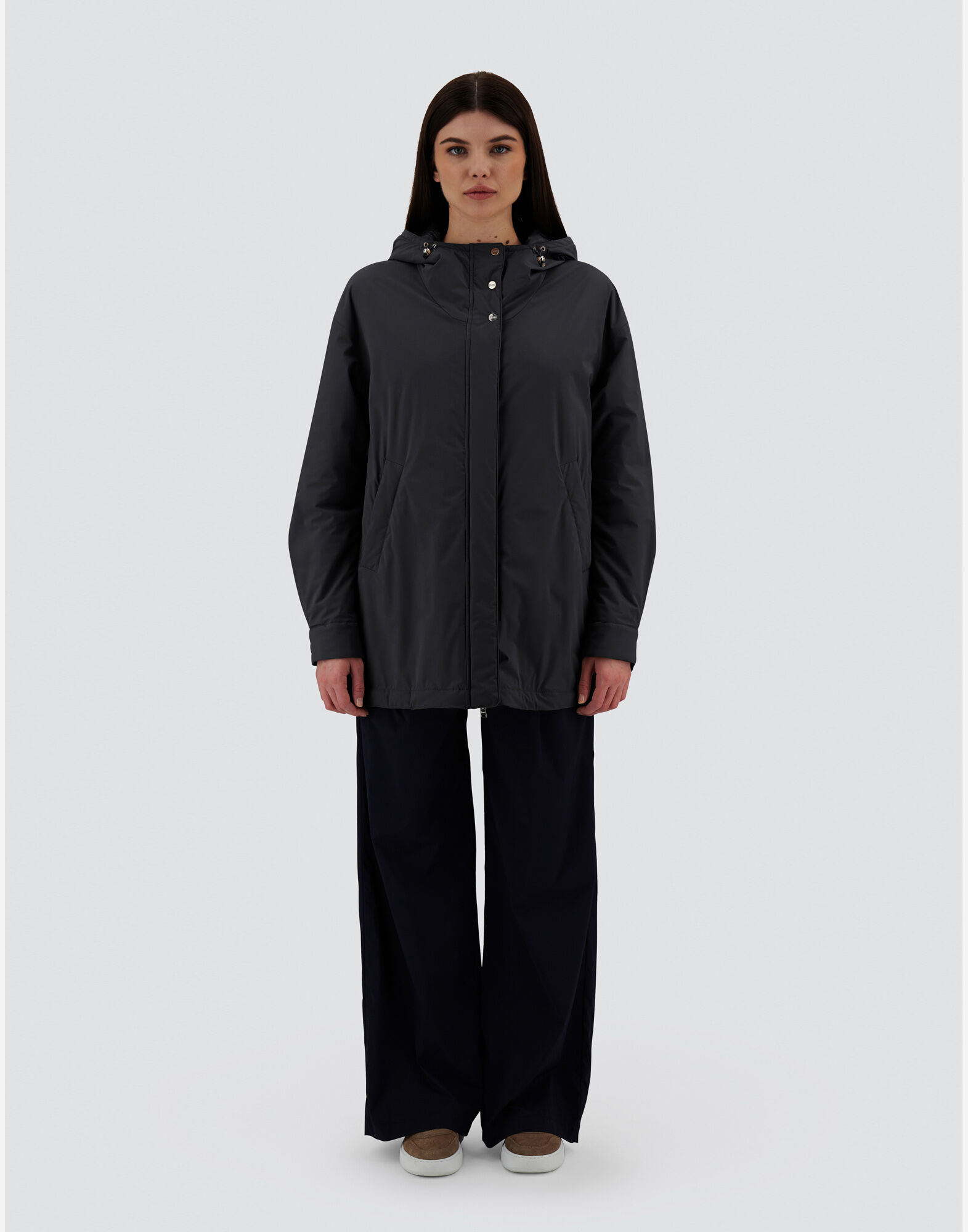 RESORT A SHAPE JACKET IN PONENTE in Black for Women Herno