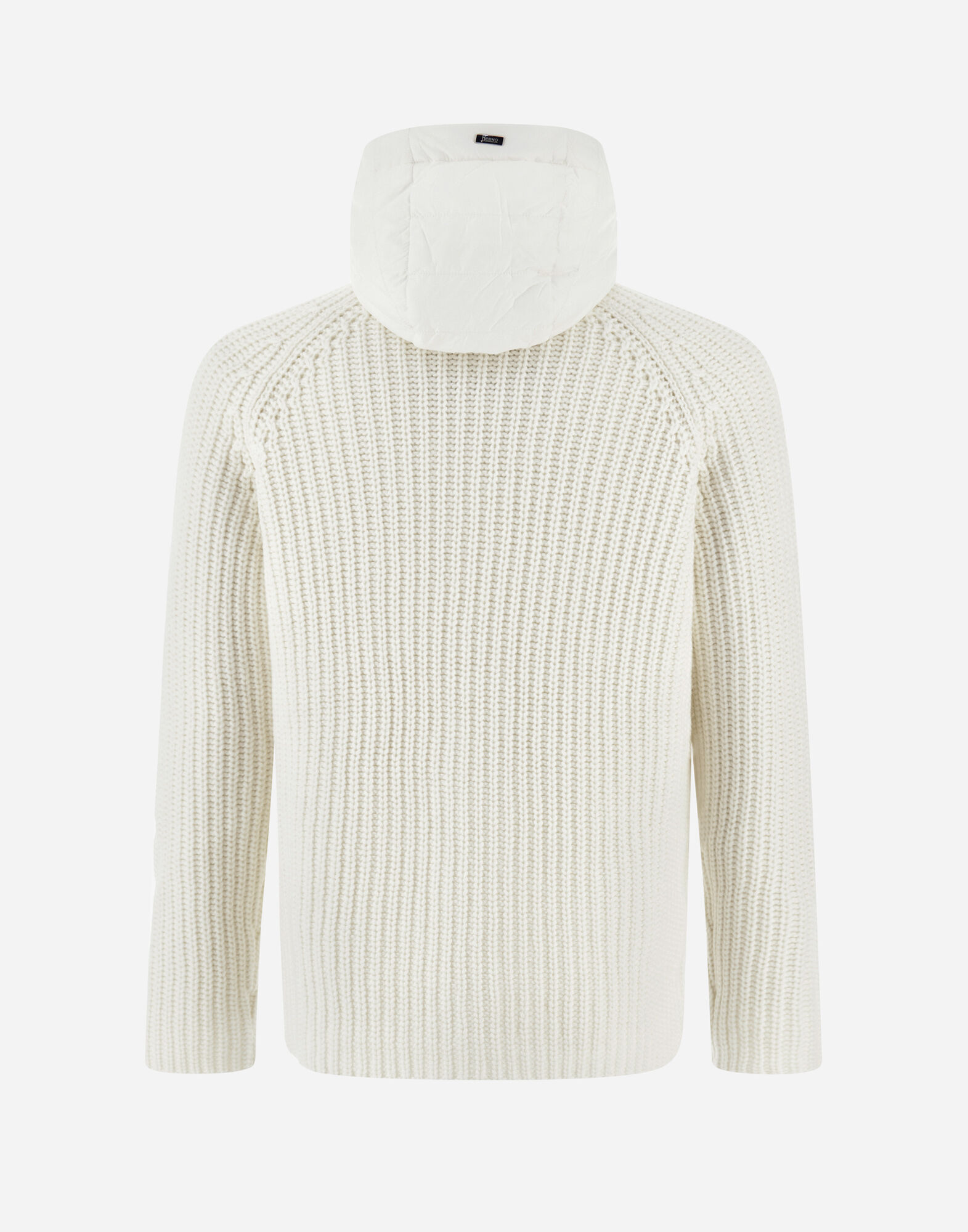 CARDIGAN IN INFINITY WOOL AND ECOAGE in Cream for Men Herno