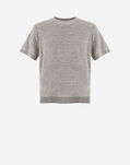 Herno RESORT SWEATER IN JEANS EFFECT Light Grey MG00026UR720639410