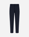 Herno LIGHT WOOL BLEND TROUSERS Blu Navy PT000097U126789200