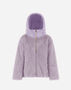 Herno BOMBER IN LADY FAUX FUR AND NYLON ULTRALIGHT Lilac GC000051G123544520