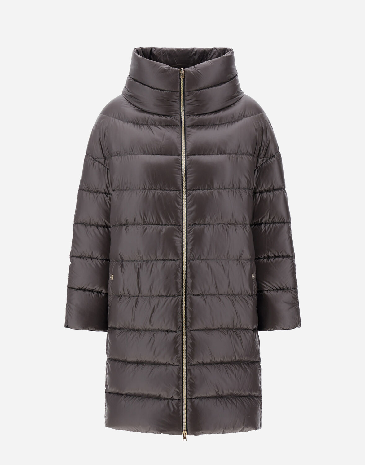 Herno Brown Matilde Down Coat In Grey