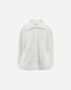 Herno SHACKET IN CROCHET LACE AND NEW TECHNO TAFFETA White GC000481D127021000