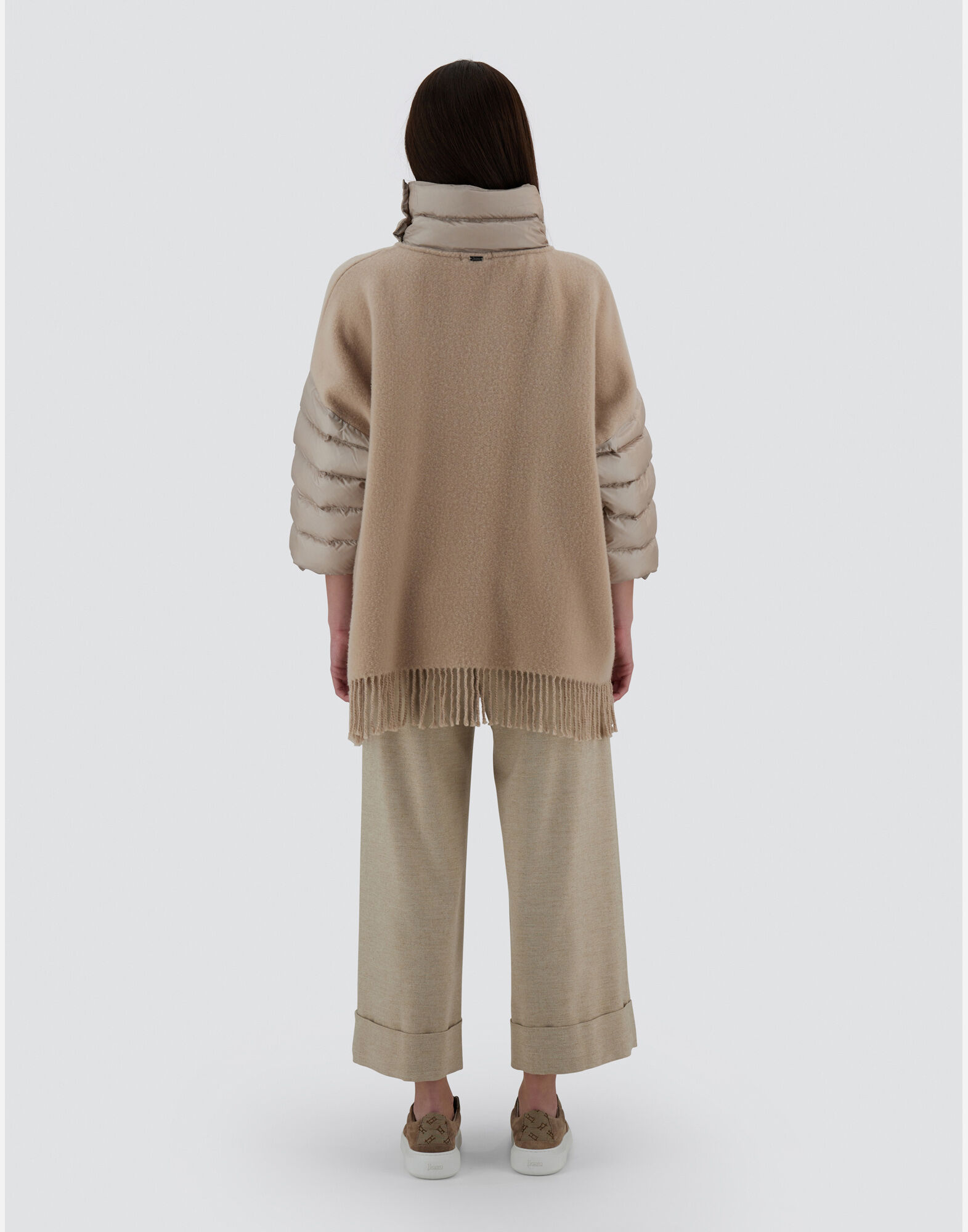 PONCHO RESORT IN SOFT PONCHO E NYLON ULTRALIGHT in Chantilly