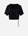 Herno T-SHIRT IN RIBBY VELVET Black JG000250D520799300