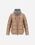 Herno GLOBE FAST5DEGRADABLE BOMBER WITH KNIT EDGING Camel PI1388D123702105