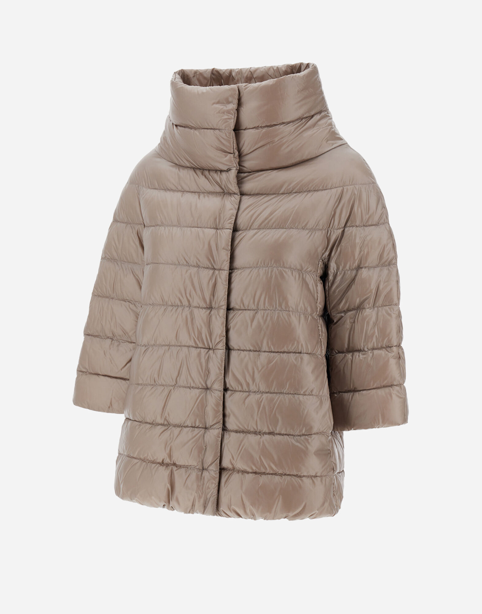 PIUMINO CAPPA BASICA ICONICO AMINTA HD in Light Taupe for Women