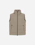 Herno SUEDE EFFECT VEST Dove Grey PI0016UNW124542600