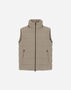 Herno SUEDE EFFECT VEST Dove Grey PI0016UNW124542600