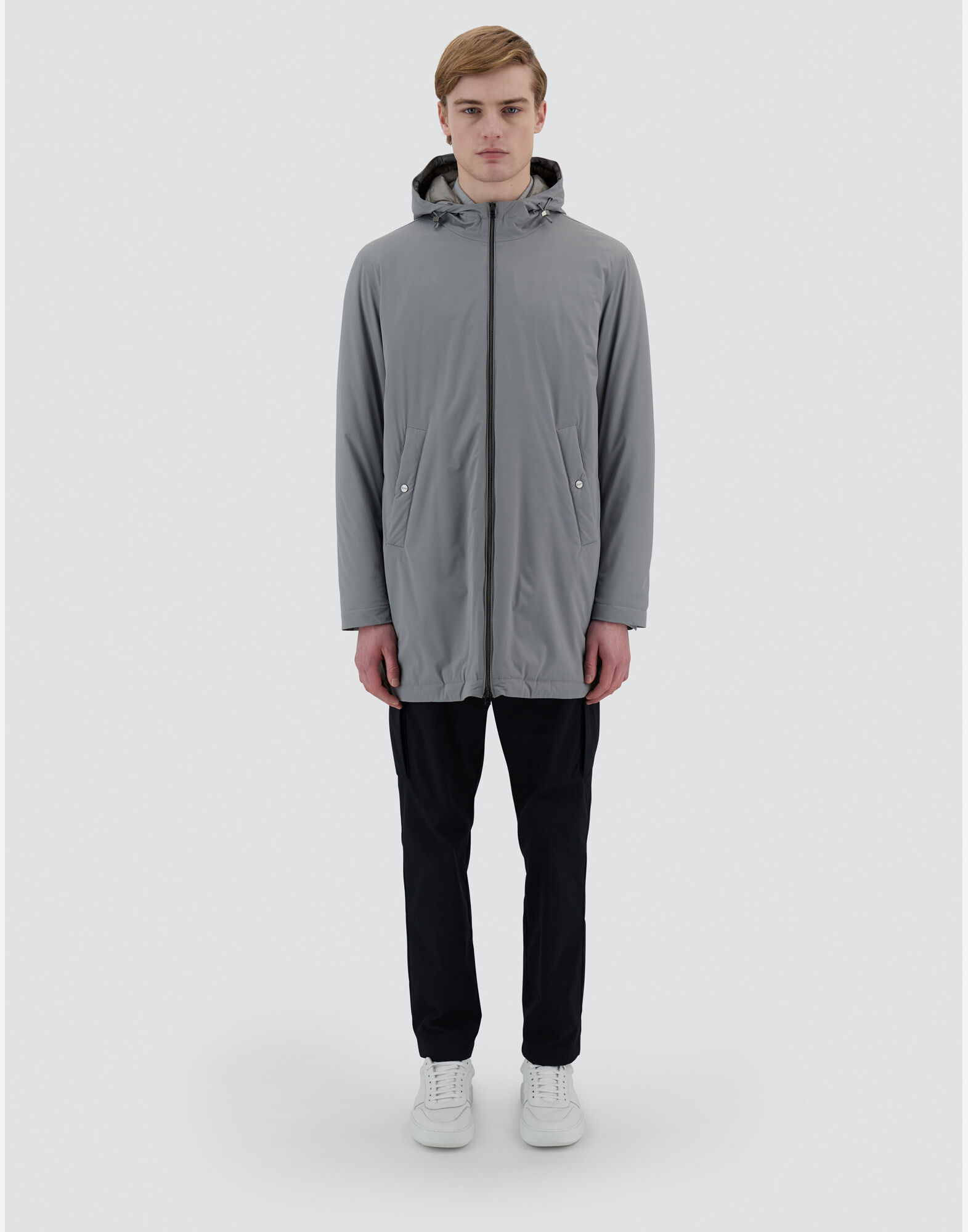 PARKA RESORT EN PONENTE en Gris clair pour homme Herno