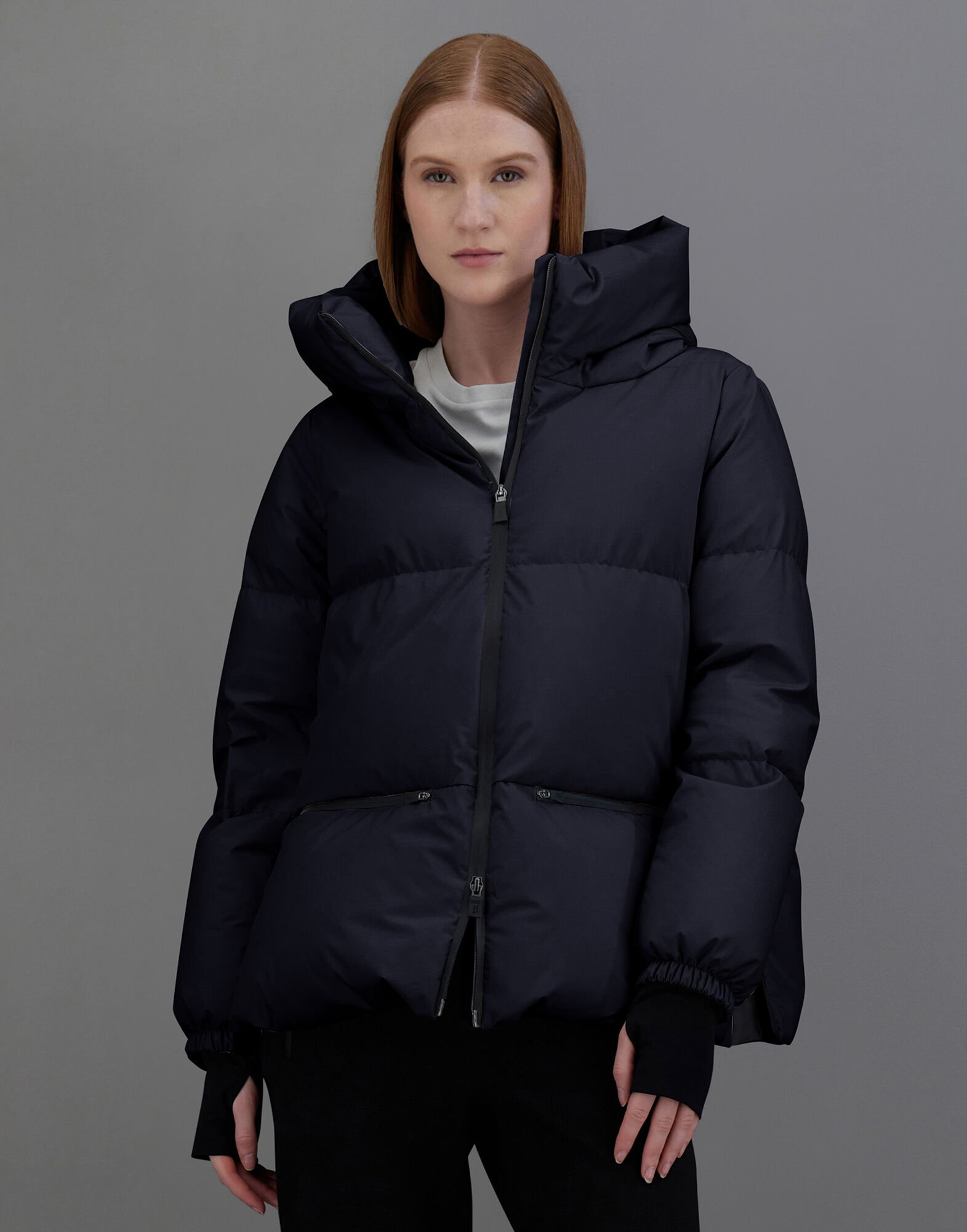 レディース ラミナー ゴアテックス インフィニアム ウィンドストッパー ジャケット ブルー | Herno® (ヘルノ)