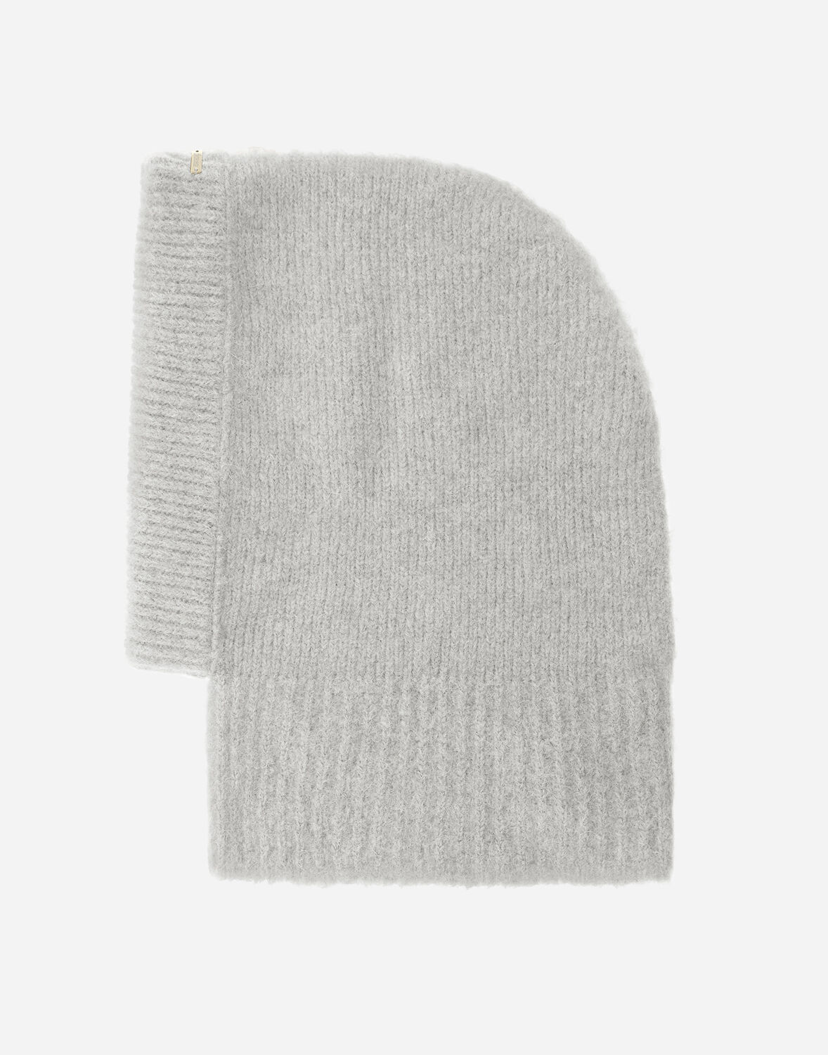 Herno Balaclava In Plain Alpaca Wool In Putty
